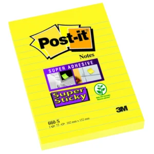 Post-It SS-Notisar 102x152 lin. gul