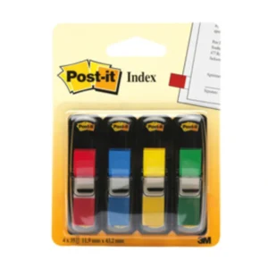 Post-It Märkflik 11,9x43,1 ass. färger (4)