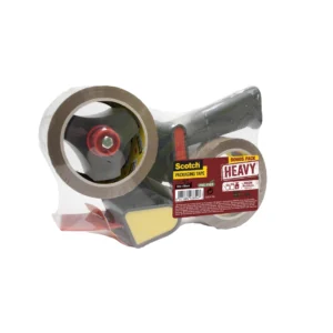 Packtejpshållare inkl 2 rullar Heavy brun 50mm
