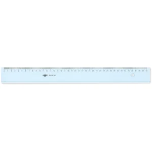 Linjal X-40 plast 40cm bllister