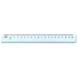 Linjal X-20 plast 20cm