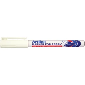 Textilpenna Artline EKC-1 Fabric vit 1-blister