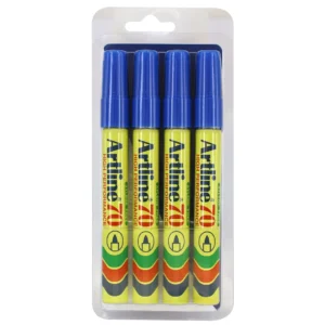 Märkpenna Artline 70 4-pack blister blå