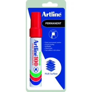 Märkpenna Artline 100 1-blister röd