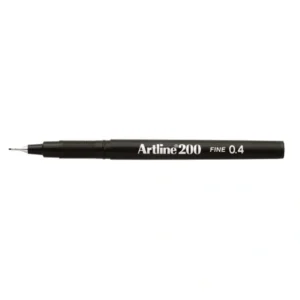 Fineliner Artline 200 Fine 0.4 svart