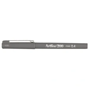 Fineliner Artline 200 Fine 0.4 grå