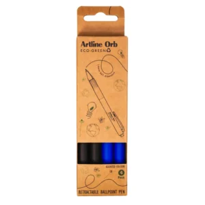 Artline Orb bläckpenna ECO-GREEN 1.0 2 blå 2 svart (4)