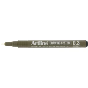 Fineliner Artline Drawing System 0.3 svart