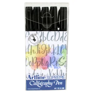 Artline Supreme Calligraphy Pen 5/set svart