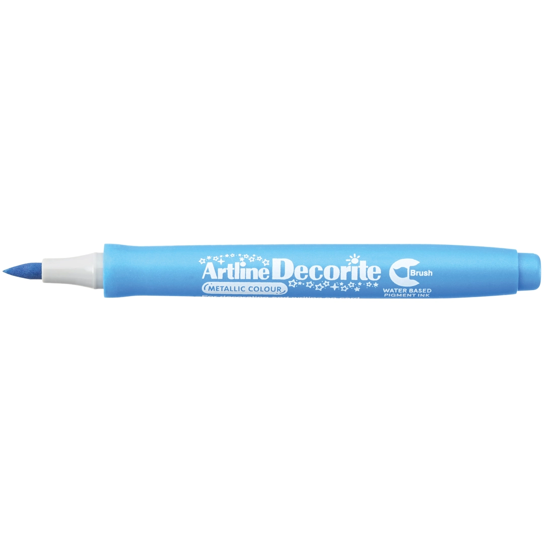 Artline Decorite Pensel metallic blå