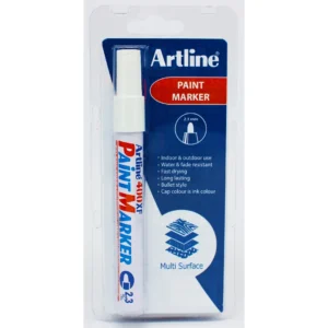 Märkpenna Artline 400XF Paint 1-blister vit