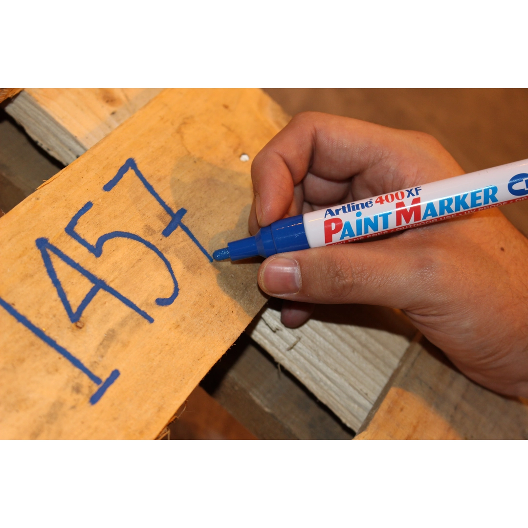 Märkpenna Artline 400XF Paint blå - Bild 2