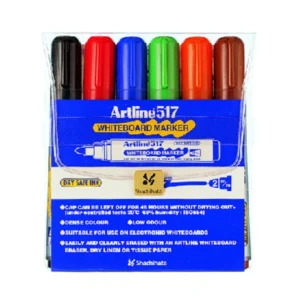Whiteboardpenna Artline 517 6-pack