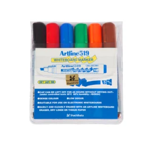 Whiteboardpenna Artline 519 6/set