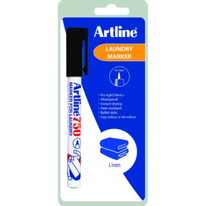 Textilpenna Artline 750 svart 1-blister