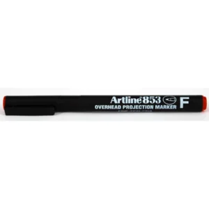 Märkpenna Artline 853 OH F Perm röd