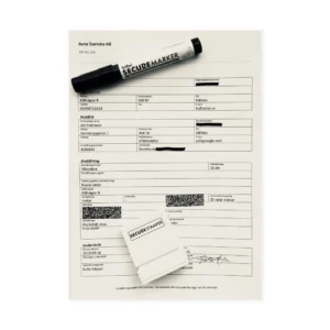 Märkpenna Artline EKSC-4 secure marker