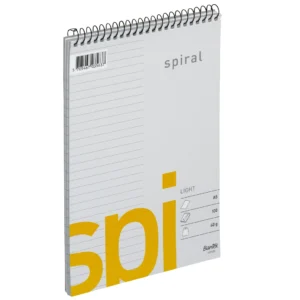 Bantex light spi spiralblock A5 linjerat