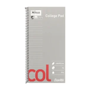 Bantex Col kollegieblock 148x295mm L ohålat