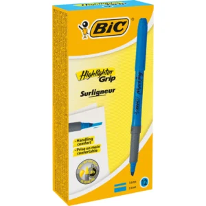 Överstrykningspenna Bic Brite Liner Grip blå