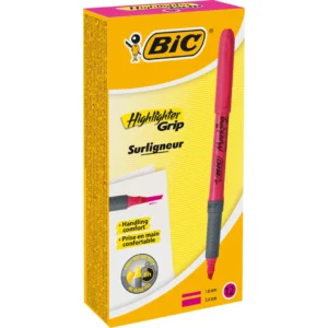 Överstrykningspenna Bic Brite Liner Grip rosa
