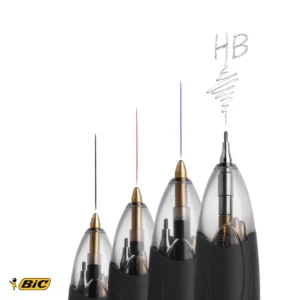 Bic 4-Färgskulpenna Grip 3+1HB