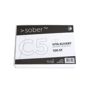 Konsumentförp Kuvert C5 fukth vit (100)