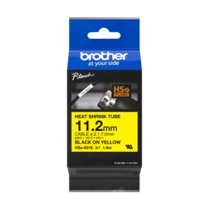 HSE631E Heat Shrink Tube Tape Black on Yellow 11,2 mm wide