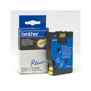 Brother TC tape 12mm black/yellow