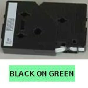 Brother TC tape 12mm black/green
