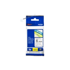 Brother TZe tape 6mmx8m black/clear