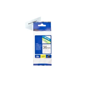 Brother TZe tape 36mmx8m black/clear