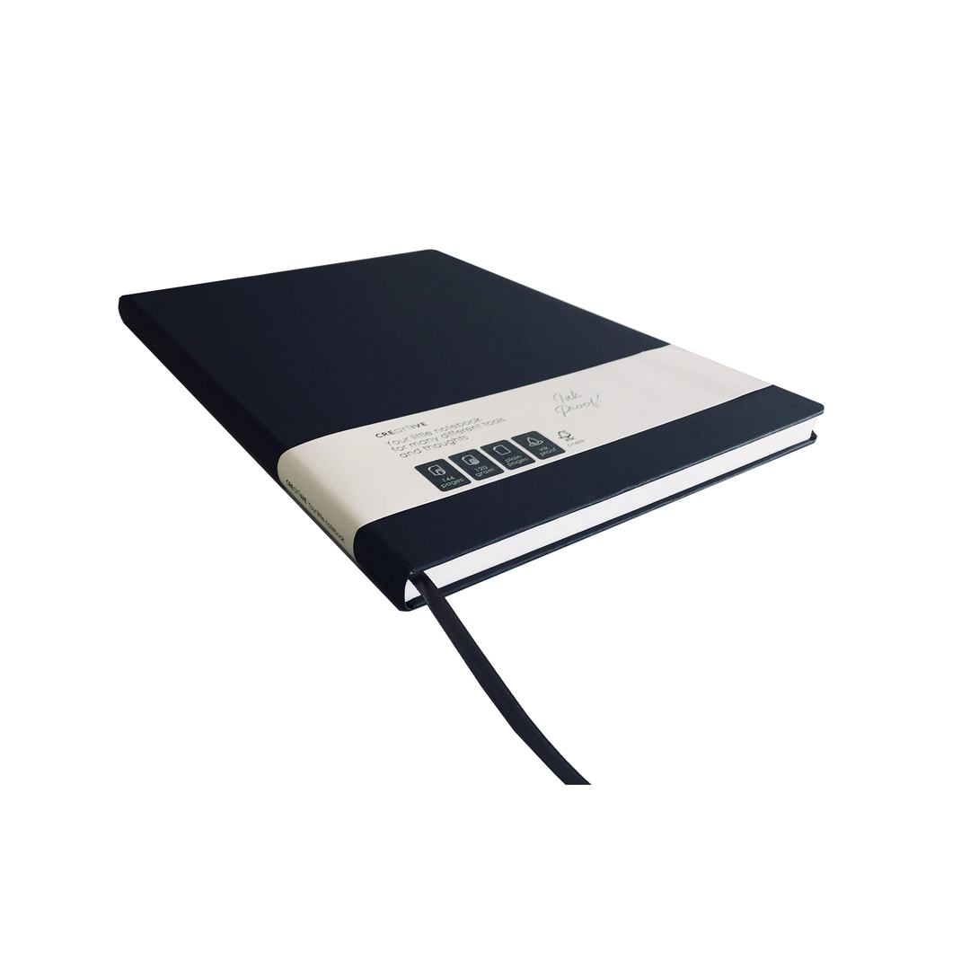 Notebook Creartive grey A4 Olinjerad 120gsm