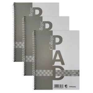 Kollegieblock A5 Rutat 3-Pack