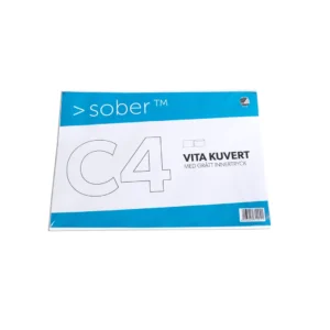 Kuvert Sober C4 Vit 100g Remsa (50)