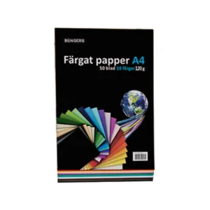 Färgat papper