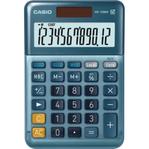 Casio calculator MS-120-EM, Blue