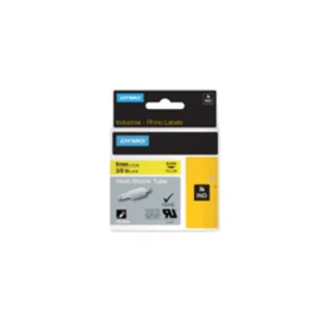 DYMO Rhino Industriell Tejp Krympslang 9mm x 1.5m svart på g