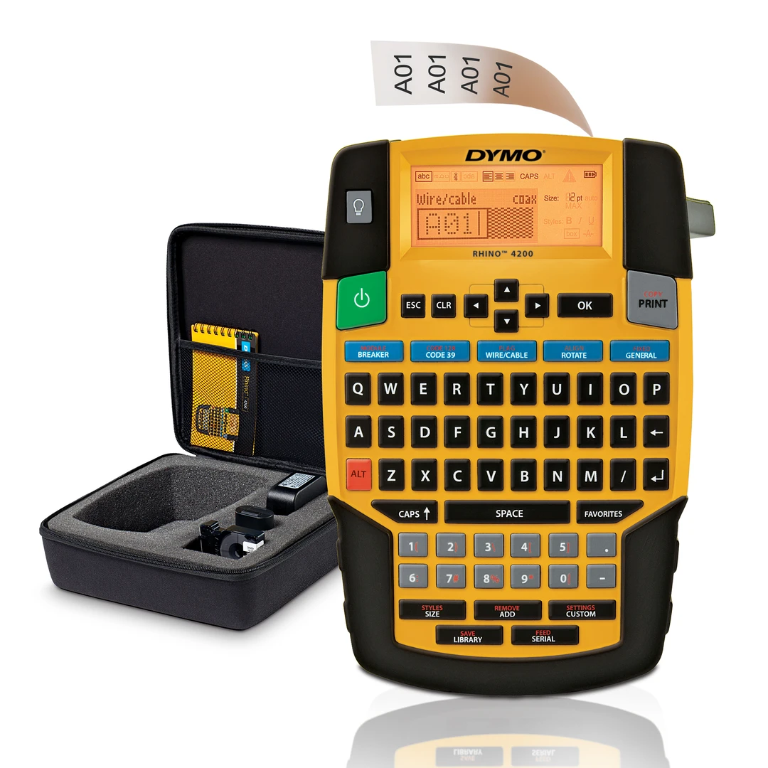 DYMO Rhino 4200 Märkmaskin Kit Case