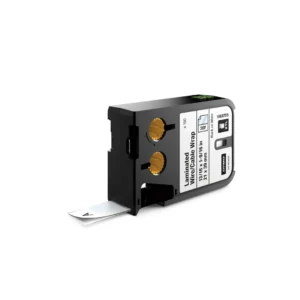 DYMO XTL Laminat Kabelmärkning 21mm x 39mm svart på vit 150