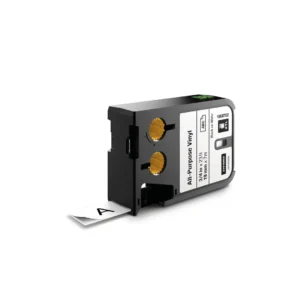 DYMO XTL Tejp Allround Vinyl 19mm x 7m svart på vit