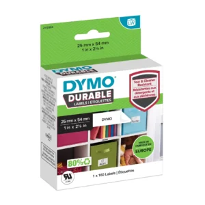 DYMO LabelWriter Durable 25 mm x 54 mm Små multifunktionseti
