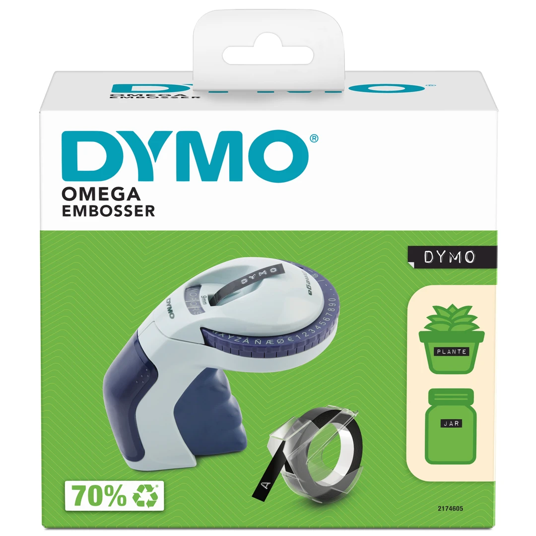 DYMO OMEGA Präglingverktyg Blå DK/NO