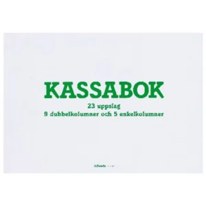Kassabok hem/småfört.A4L 9D+5E