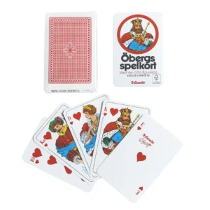 Spelkort Öbergs Poker FSC röd