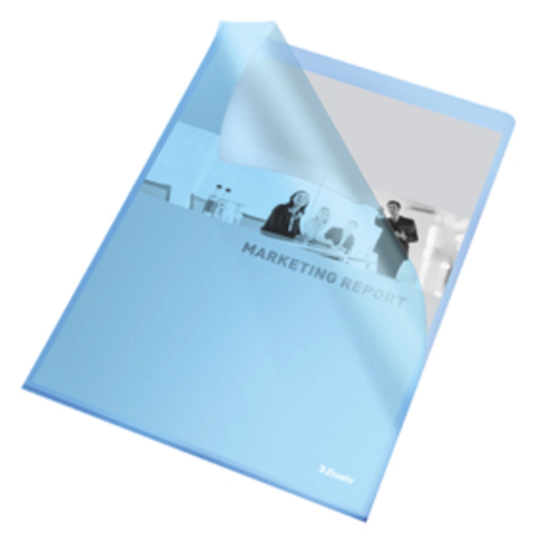 Mapp 105my PP präglad A4 blå (10) - Bild 2