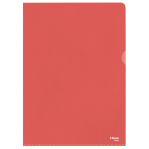 Mapp 105my PP präglad A4 röd (100)