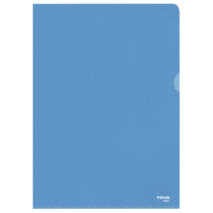 Mapp 105my PP präglad A4 blå (100)