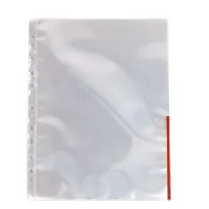 Plastficka Signal 105my PPA4 röd(100)