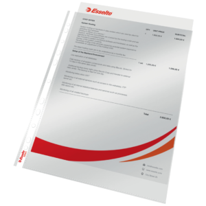 Plastficka standard A4 glasklar (10)